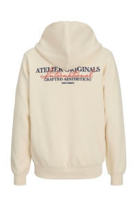 jack en jones boys JORISLINGTON BACK SWEAT HOOD SN JNR antique white