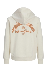 jack en jones boys JORPAROS TYPE SWEAT HOOD BACK JNR antique white