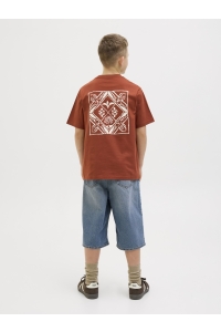jack en jones boys JORPAROS EASTER SKETCH TEE SS CREW : arabian spice