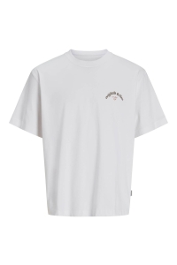 jack en jones boys JORPAROS ELEMENT BACK TEE SS CREW J: bright white