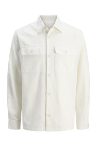 JACK%JONES PREMIUM JPRCCRAYMOND SPRING SOLID OVERSHIRT: cloud dancer/comfort fit
