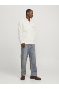 JACK%JONES PREMIUM JPRCCRAYMOND SPRING SOLID OVERSHIRT: cloud dancer/comfort fit