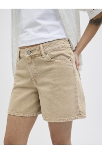 JACK&JONES ORIGINALS JXLAURA SHORT MW COLOR DENIM SHORTS: desert dust