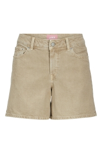 JACK&JONES ORIGINALS JXLAURA SHORT MW COLOR DENIM SHORTS: desert dust