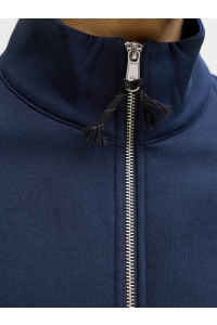 JACK%JONES PREMIUM JPRBLUFRANKIE SWEAT ZIP HIGH NECK pageant blue