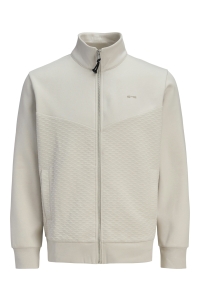 JACK%JONES PREMIUM JPRBLUFRANKIE SWEAT ZIP HIGH NECK moonstruck