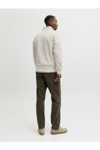 JACK%JONES PREMIUM JPRBLUFRANKIE SWEAT ZIP HIGH NECK moonstruck