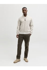 JACK%JONES PREMIUM JPRBLUFRANKIE SWEAT ZIP HIGH NECK moonstruck