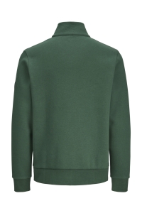 Jack and Jones JPRBLUFRANKIE SWEAT ZIP HIGH NECK pineneedle
