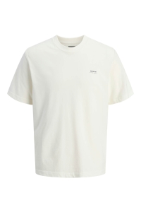 JACK%JONES PREMIUM JPRBLATOM SS TEE cloud dancer