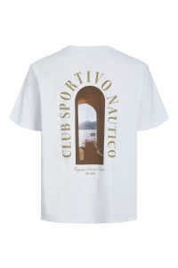 JACK&JONES ORIGINALS JORHYDRA PHOTO TEE SS CREW NECK bright white