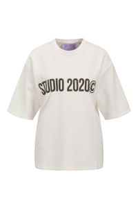 JACK&JONES ORIGINALS JXODA LOOSE SS CREW NECK TEE SWT bright white/black studio 2020