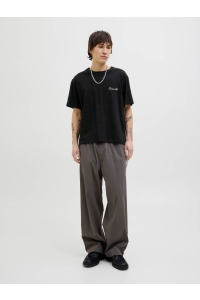 JACK&JONES ORIGINALS JORACAPULCO TYPE TEE SS CREW NECK black