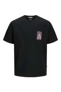 JACK&JONES ORIGINALS JORHYDRA BACK TEE SS CREW NECK SE25 black