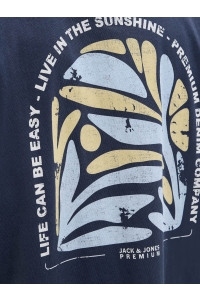 JACK%JONES PREMIUM JPRBLUMAX SS TEE blue nights