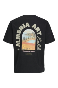 jack en jones boys JORALMERIA WORLD TEE SS CREW NECK J: black
