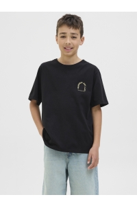 jack en jones boys JORALMERIA WORLD TEE SS CREW NECK J: black