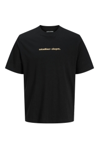 JACK&JONES ORIGINALS JJRODY TEE SS CREW NECK black