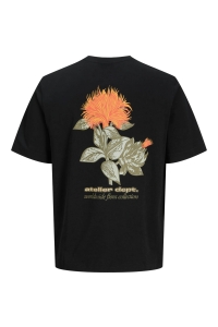 JACK&JONES ORIGINALS JJRODY TEE SS CREW NECK black