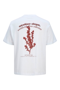 JACK&JONES ORIGINALS JJRODY TEE SS CREW NECK white