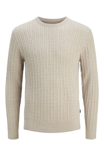  JJEEMIL KNIT CABLE CREW NECK NOOS