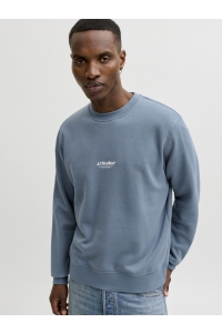 JJESOHO SWEAT CREW NECK NOOS blue mirage