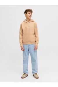 jack en jones boys JJESOHO SWEAT HOOD NOOS JNR beach sand