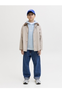 jack en jones boys JJESOHO SWEAT HOOD NOOS JNR celestial blue