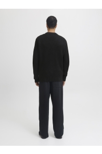 JACK&JONES ORIGINALS JJPAUL KNIT CREW NECK black