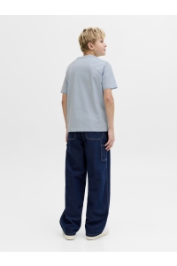 jack en jones boys JJESOHO TEE SS CREW NECK NOOS JNR celestial blue