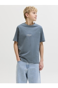 jack en jones boys JJESOHO TEE SS CREW NECK NOOS JNR blue mirage