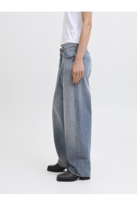 Jack and Jones JXFUJI BARREL MW JEANS R251 DNM NOO: medium blue denim