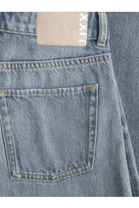 Jack and Jones JXFUJI BARREL MW JEANS R251 DNM NOO: medium blue denim