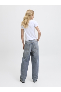 Jack and Jones JXFUJI BARREL MW JEANS R251 DNM NOO: medium blue denim