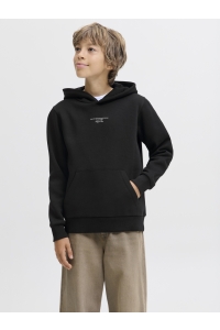 jack en jones boys JJKENJI SWEAT HOOD JNR black