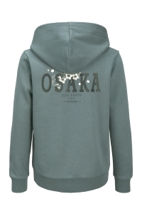 jack en jones boys JJKENJI SWEAT HOOD JNR stormy weather
