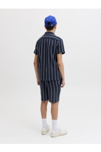 Jack and Jones boys JPSTJAIDEN COBA STRIPE JOG SHORT M : sky captain/stripes
