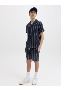 Jack and Jones boys JPSTJAIDEN COBA STRIPE JOG SHORT M : sky captain/stripes