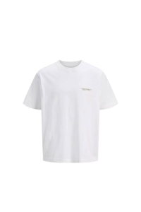 jack en jones boys JJEURBAN EDGE STUDIO TEE SS O-NECK : antique white/2