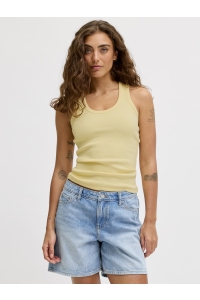 Jack and Jones JXFRIDA SL U-NECK TOP JRS NOOS sunlight