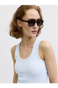 Jack and Jones JXFRIDA SL U-NECK TOP JRS NOOS skyway