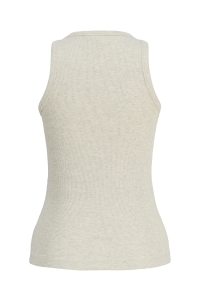 Jack and Jones JXFRIDA SL U-NECK TOP JRS NOOS oatmeal/melange