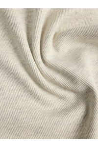 Jack and Jones JXFRIDA SL U-NECK TOP JRS NOOS oatmeal/melange