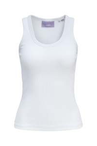 Jack and Jones JXFRIDA SL U-NECK TOP JRS NOOS bright white