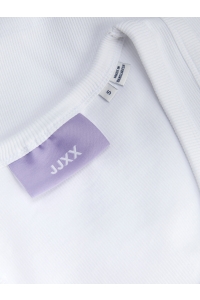 Jack and Jones JXFRIDA SL U-NECK TOP JRS NOOS bright white