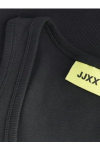 Jack and Jones JXFRIDA SL U-NECK TOP JRS NOOS black
