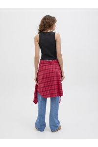 Jack and Jones JXFRIDA SL U-NECK TOP JRS NOOS black