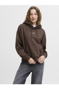 Jack and Jones JXSTUDIO VESTERBRO LS RLX HOOD SWT : bracken/bright white jjxx studio
