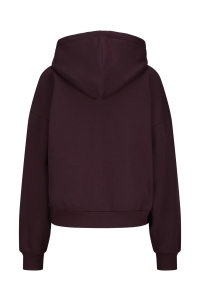 Jack and Jones JXSTUDIO VESTERBRO LS RLX HOOD SWT : winetasting/bright white jjxx st