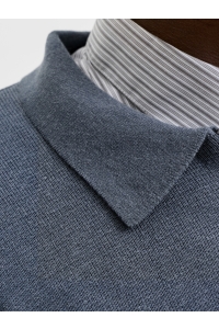 Jack and Jones JPRBLAMILANO STITCH KNIT ZIP POLO S: turbulence/melange